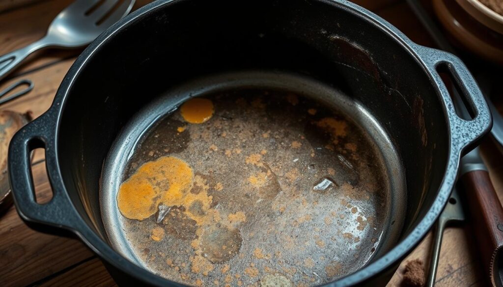 Dutch Oven Einbrennen Fehler