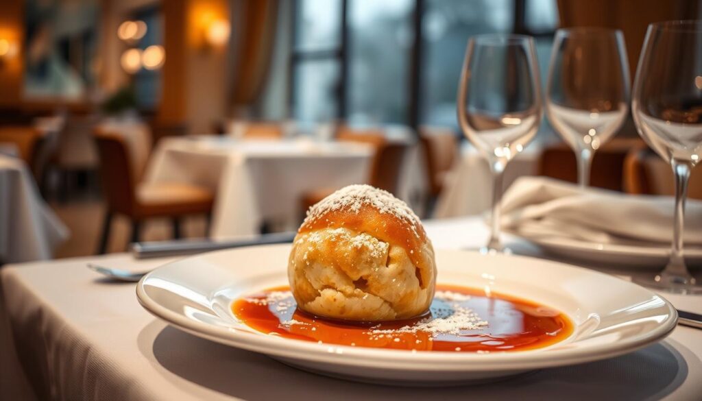 Germknödel in der Gastronomie