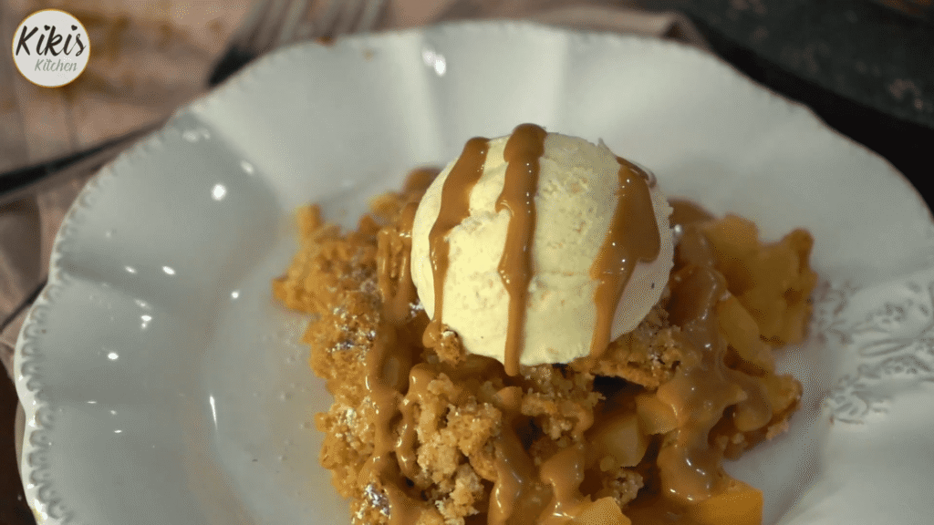 5 Minuten Apple Crumble _ schmeckt wie Apfel Streuselkuchen _ Apfel-Rezepte