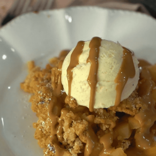5 Minuten Apple Crumble _ schmeckt wie Apfel Streuselkuchen _ Apfel-Rezepte