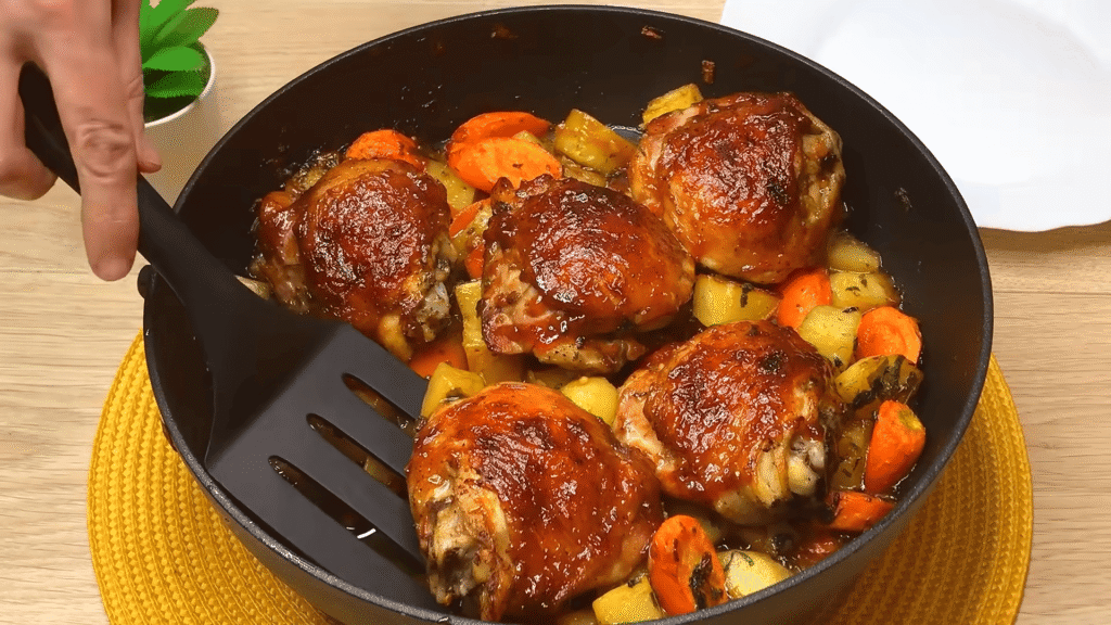 hähnchenschenkel im backofen​