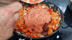 Tomaten-Mehl-Mischung